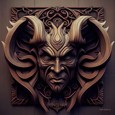 3D model The Dark Eye Demonicon game (STL)